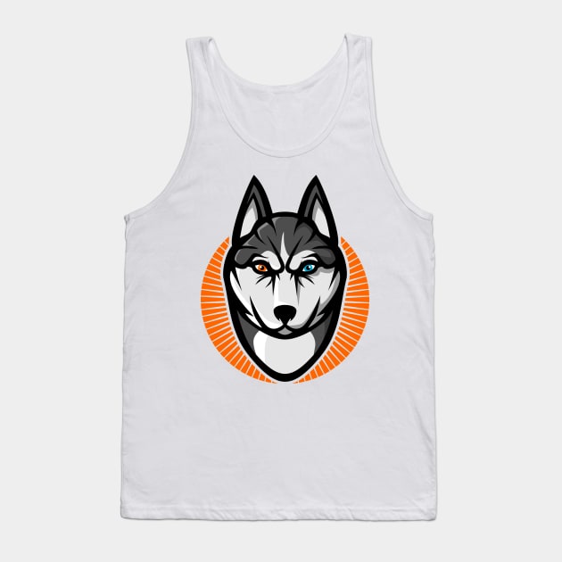 husky Tank Top by Luckyart11